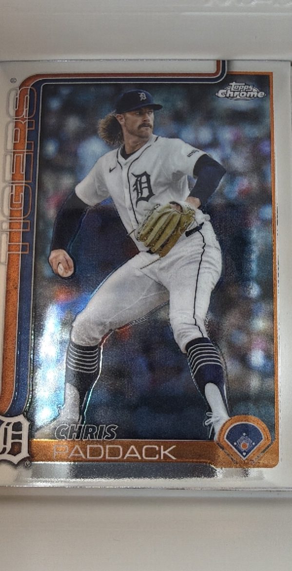Chris Paddack Topps Chrome Baseball Card