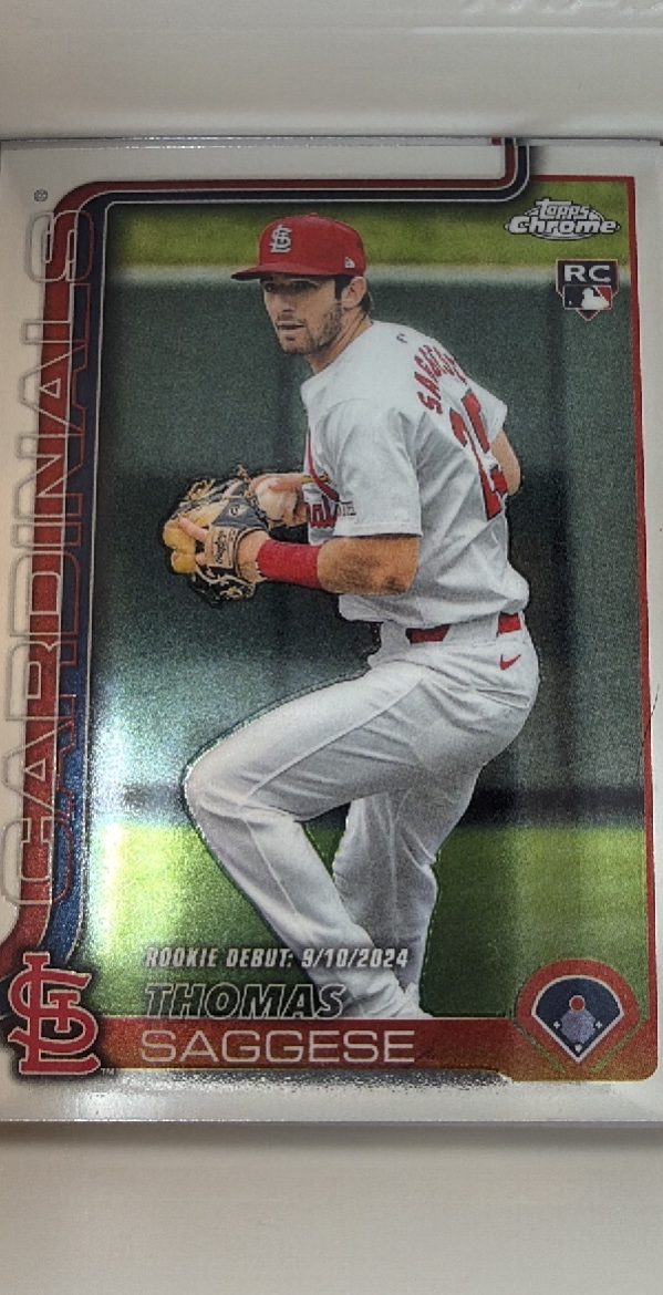Thomas Saggese 2024 Topps Chrome Rookie Card