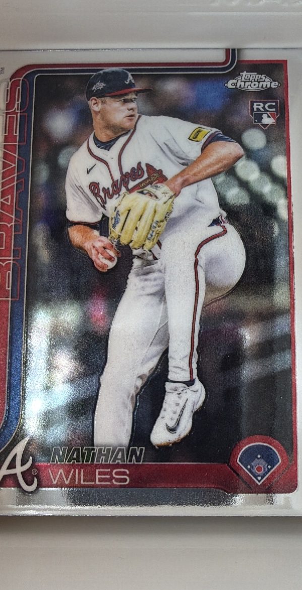 Nathan Wiles Topps Chrome Rookie Card