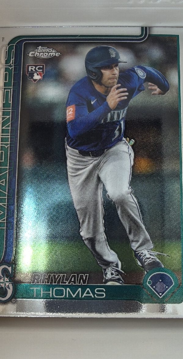 Rhylan Thomas Topps Chrome Rookie Card