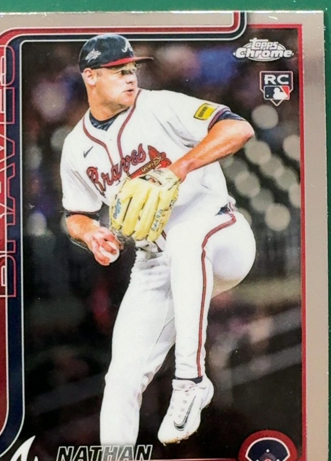 Nathan Braves Topps Chrome Rookie Card