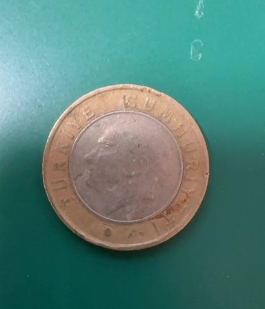 Turkish 1 Lira Coin