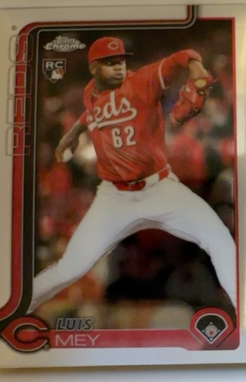 Luis Mey Topps Chrome Rookie Card