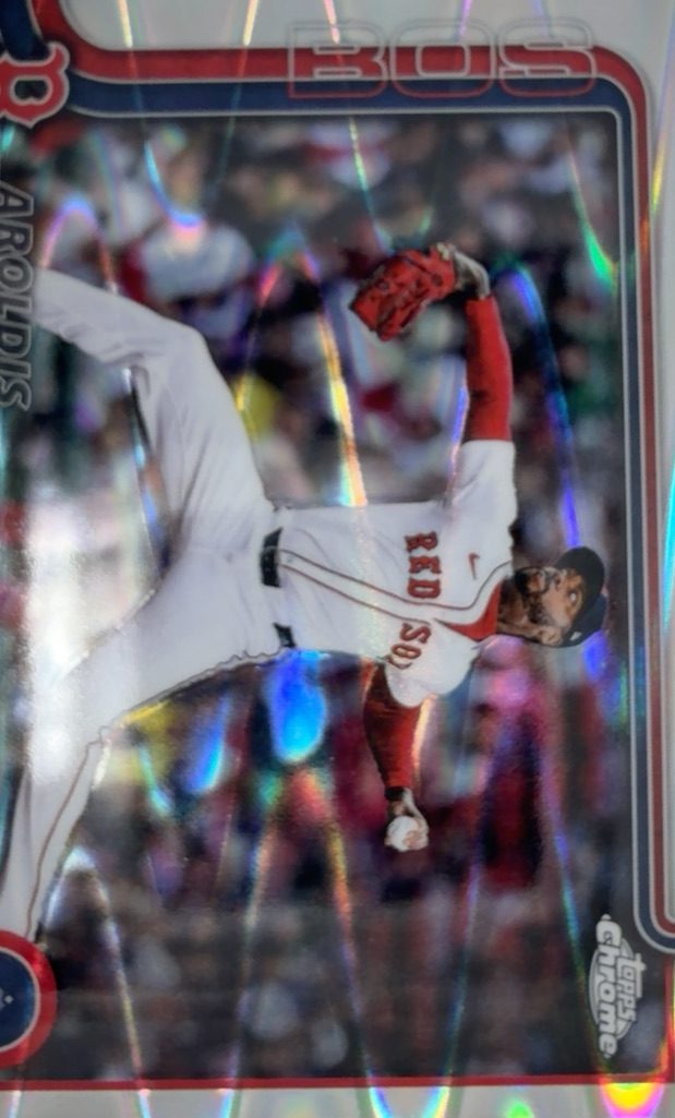 Topps Chrome Red Sox Pitcher Card