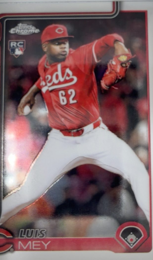 Luis Mey Topps Chrome Rookie Card