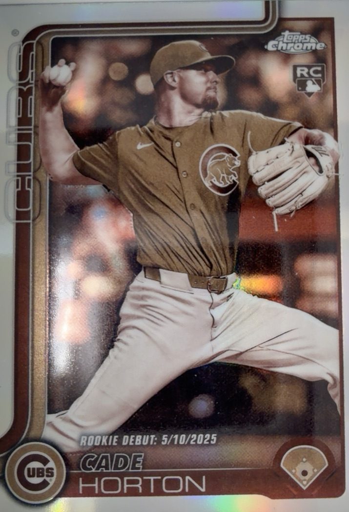 2025 Topps Chrome Cade Horton Rookie Card