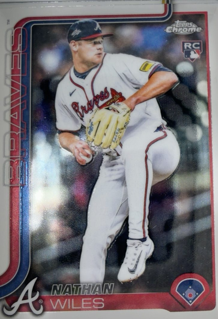 Nathan Wiles Topps Chrome Rookie Card