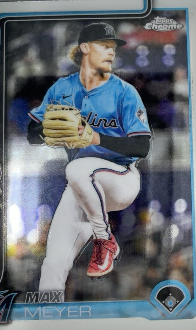 2023 Topps Chrome Max Meyer Baseball Card
