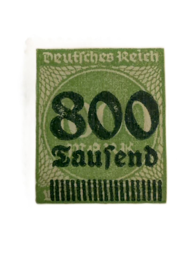 German 800 Tausend Stamp