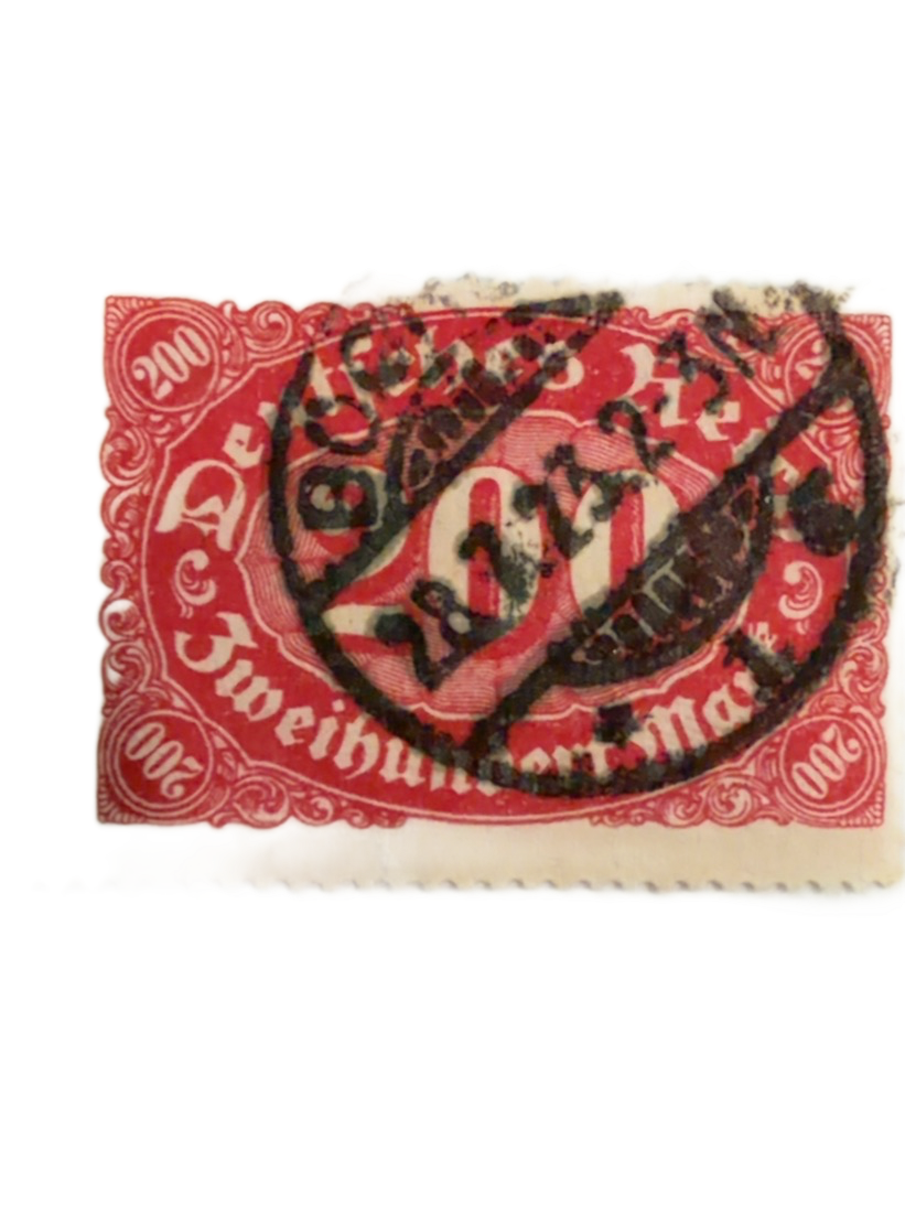 German 200 Mark Stamp