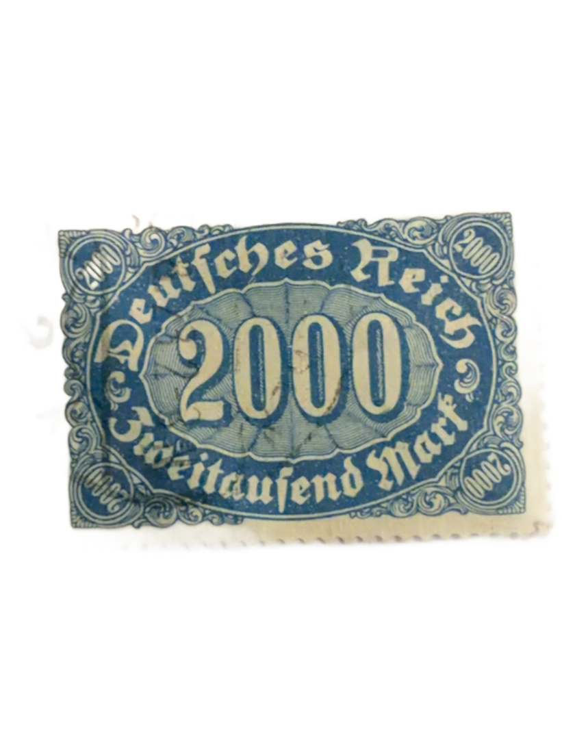 Deutsches Reich 2000 Mark Stamp