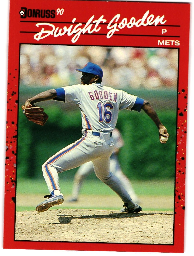 1990 Donruss Dwight Gooden Baseball Card