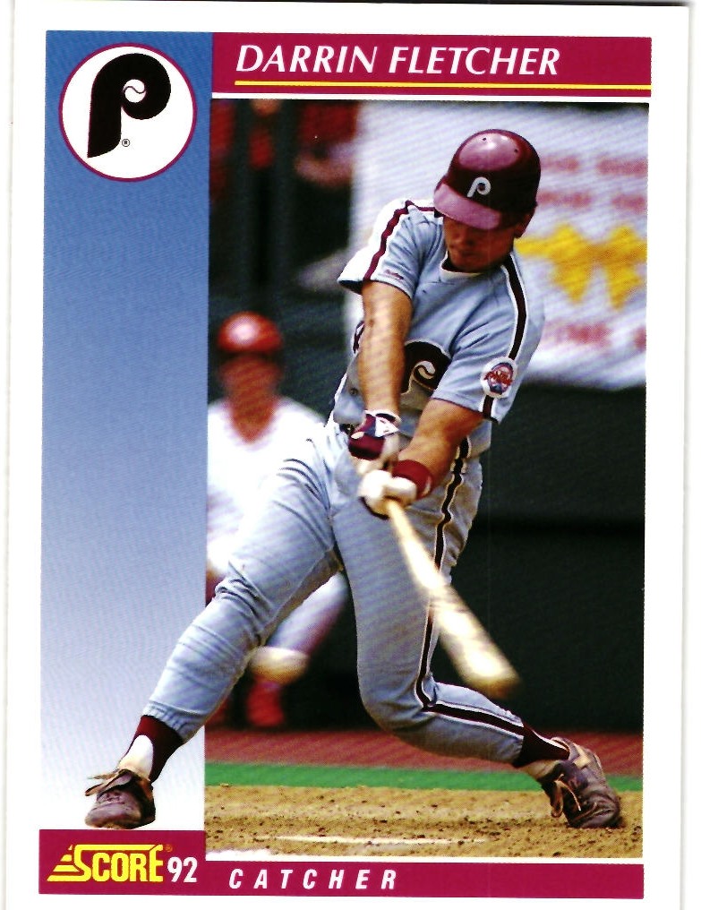 1992 Score Darrin Fletcher Baseball Card