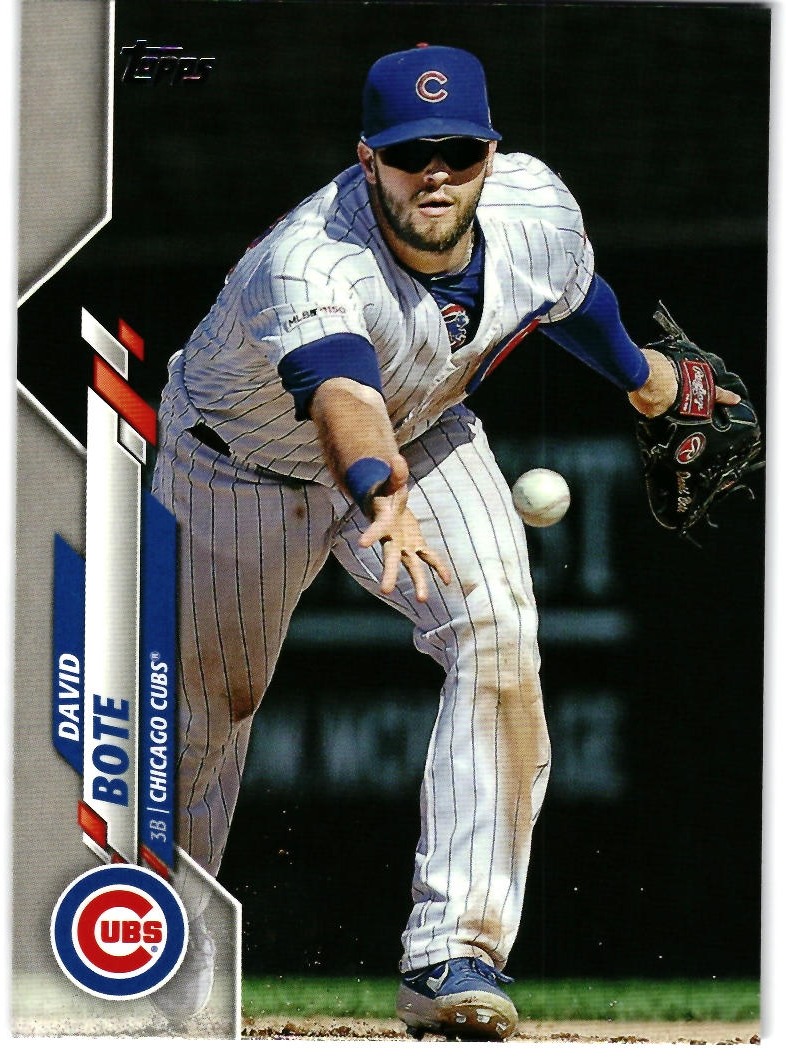 David Bote Chicago Cubs Baseball Card