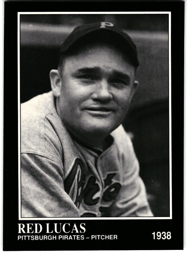 Red Lucas 1938 Pittsburgh Pirates Card