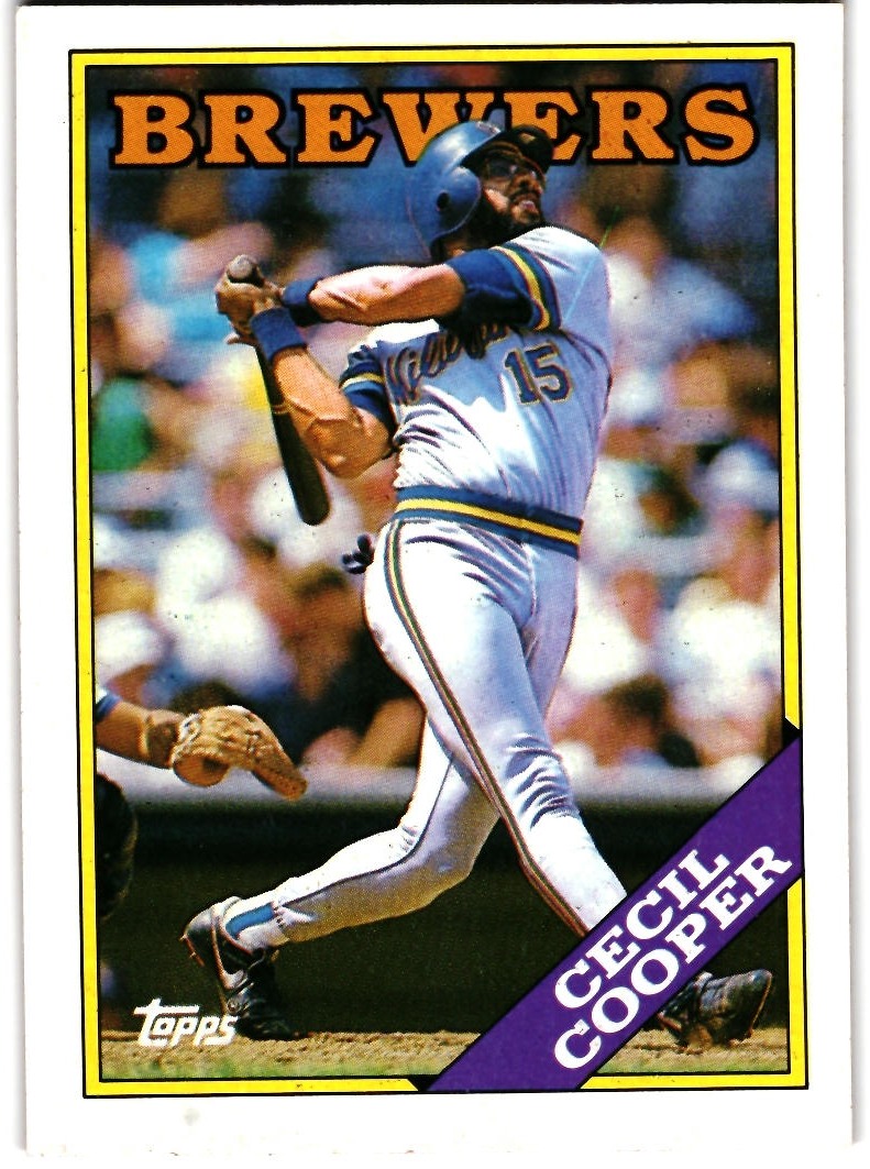 Cecil Cooper Baseball Card
