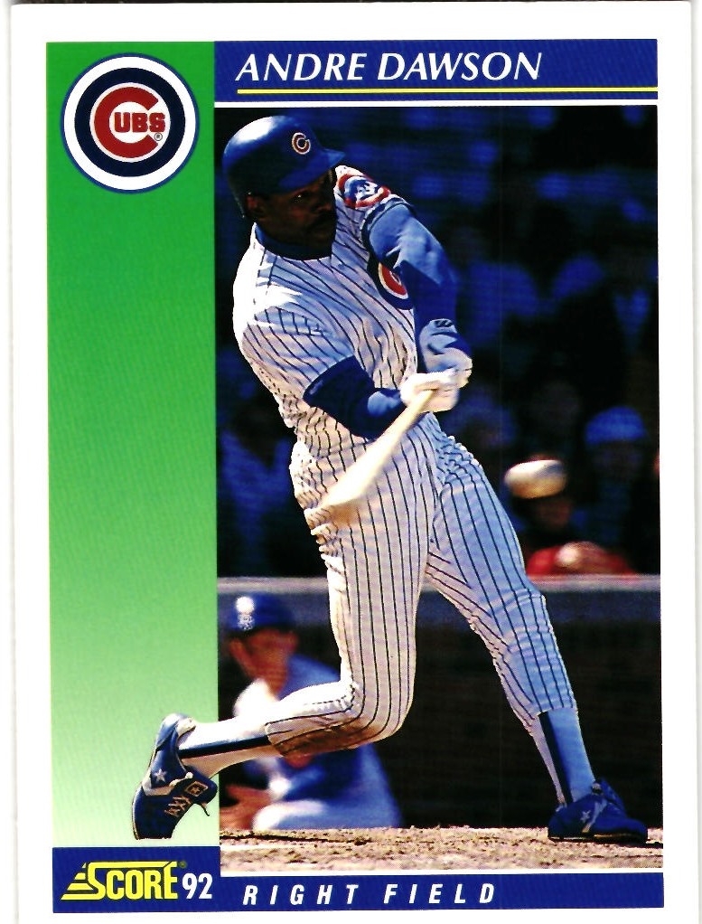 Andre Dawson 1992 Score Baseball Card