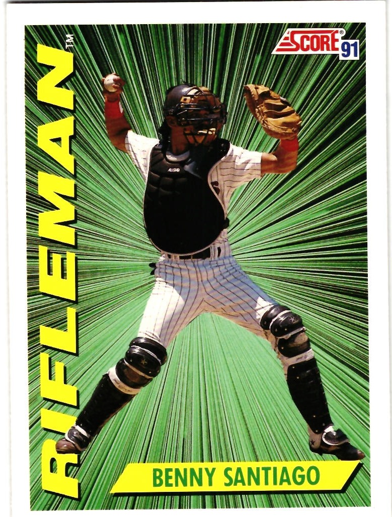 Benny Santiago 1991 Score Rifleman Card
