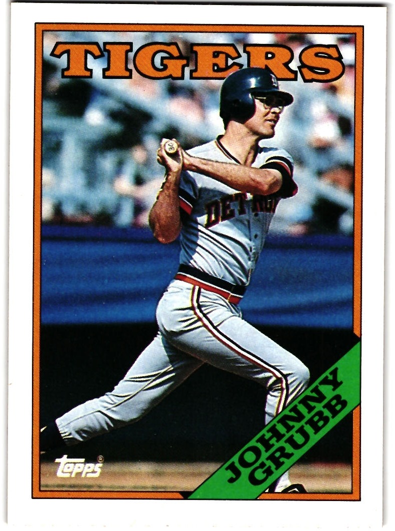 Johnny Grubb Baseball Card